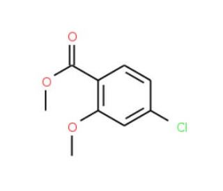 Methyl 4-chloro-2-methoxybenzoate (CAS 78955-90-5) - chemical structure image