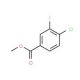 Methyl 4-chloro-3-fluorobenzoate (CAS 206362-87-0) - chemical structure image