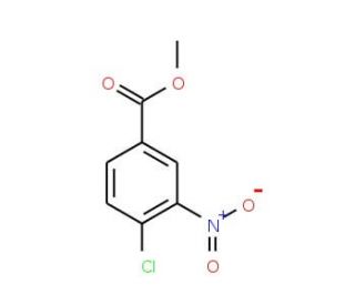 Methyl 4-chloro-3-nitrobenzoate (CAS 14719-83-6) - chemical structure image