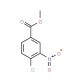 Methyl 4-chloro-3-nitrobenzoate (CAS 14719-83-6) - chemical structure image
