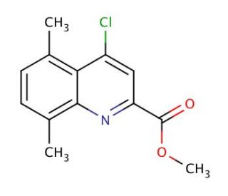 Methyl 4-chloro-5,8-dimethylquinoline-2-carboxylate - chemical structure image