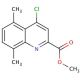 Methyl 4-chloro-5,8-dimethylquinoline-2-carboxylate - chemical structure image