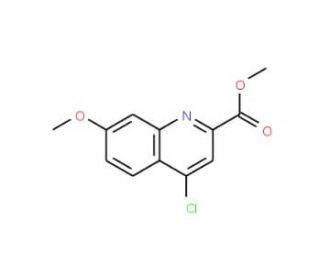 Methyl 4-chloro-7-methoxyquinoline-2-carboxylate (CAS 1133115-50-0) - chemical structure image