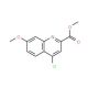 Methyl 4-chloro-7-methoxyquinoline-2-carboxylate (CAS 1133115-50-0) - chemical structure image