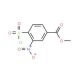 methyl 4-(chlorosulfonyl)-3-nitrobenzoate (CAS 162010-78-8) - chemical structure image