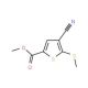 Methyl 4-cyano-5-(methylthio)thiophene-2-carboxylate (CAS 175202-48-9) - chemical structure image