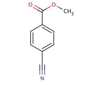 Methyl 4-cyanobenzoate (CAS 1129-35-7) - chemical structure image