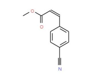 Methyl 4-cyanocinnamate (CAS 52116-83-3) - chemical structure image