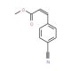 Methyl 4-cyanocinnamate (CAS 52116-83-3) - chemical structure image