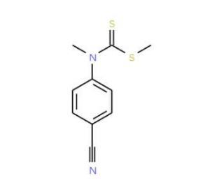 Methyl (4-cyanophenyl)methylcarbamodithioate - chemical structure image