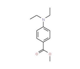 Methyl 4-diethylaminobenzoate (CAS 91563-80-3) - chemical structure image