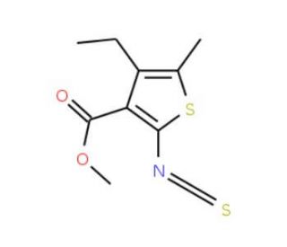 Methyl 4-ethyl-2-isothiocyanato-5-methylthiophene-3-carboxylate - chemical structure image