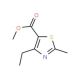 Methyl 4-ethyl-2-methyl-1,3-thiazole-5-carboxylate - chemical structure image