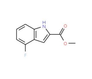 Methyl 4-fluoro-1H-indole-2-carboxylate - chemical structure image