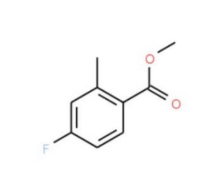 Methyl 4-fluoro-2-methylbenzoate (CAS 174403-69-1) - chemical structure image