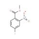 Methyl 4-fluoro-2-nitrobenzoate (CAS 151504-81-3) - chemical structure image