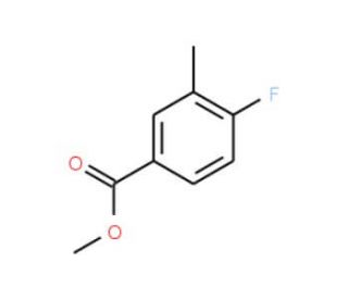 Methyl 4-fluoro-3-methylbenzoate (CAS 180636-50-4) - chemical structure image