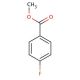 Methyl 4-fluorobenzoate (CAS 403-33-8) - chemical structure image