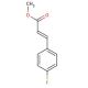 Methyl 4-fluorocinnamate, predominantly trans (CAS 96426-60-7) - chemical structure image