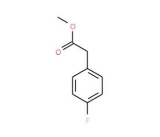 Methyl 4-fluorophenyl acetate (CAS 34837-84-8) - chemical structure image