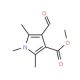 Methyl 4-formyl-1,2,5-trimethyl-1H-pyrrole-3-carboxylate (CAS 175276-49-0) - chemical structure image