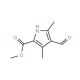 Methyl 4-formyl-3,5-dimethyl-1H-pyrrole-2-carboxylate - chemical structure image