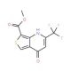 Methyl 4-hydroxy-2-(trifluoromethyl)thieno[3,4-b]pyridine-7-carboxylate (CAS 175203-39-1) - chemical structure image