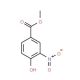 Methyl 4-hydroxy-3-nitrobenzoate (CAS 99-42-3) - chemical structure image