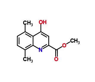 Methyl 4-hydroxy-5,8-dimethylquinoline-2-carboxylate - chemical structure image
