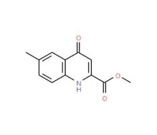 Methyl 4-hydroxy-6-methylquinoline-2-carboxylate (CAS 950265-42-6) - chemical structure image