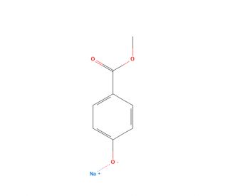 Methyl 4-hydroxybenzoate sodium salt - chemical structure image