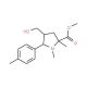 Methyl 4-(hydroxymethyl)-1,2-dimethyl-5-(4-methylphenyl)-2-pyrrolidinecarboxylate - chemical structure image