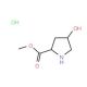 Methyl 4-hydroxypyrrolidine-2-carboxylate hydrochloride - chemical structure image