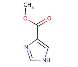 Methyl 4-imidazolecarboxylate (CAS 17325-26-7) - chemical structure image