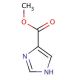 Methyl 4-imidazolecarboxylate (CAS 17325-26-7) - chemical structure image