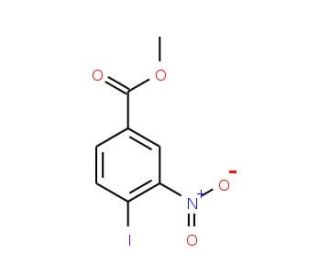 Methyl 4-iodo-3-nitrobenzoate (CAS 89976-27-2) - chemical structure image