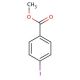 Methyl 4-iodobenzoate (CAS 619-44-3) - chemical structure image