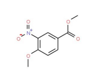 Methyl 4-methoxy-3-nitrobenzoate (CAS 40757-20-8) - chemical structure image