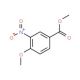 Methyl 4-methoxy-3-nitrobenzoate (CAS 40757-20-8) - chemical structure image