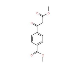 Methyl 4-methoxycarbonylbenzoylacetate (CAS 22027-52-7) - chemical structure image