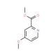 Methyl 4-methoxypyridine-2-carboxylate (CAS 29681-43-4) - chemical structure image