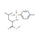 Methyl 4-methyl-2-{[(4-methylphenyl)sulfonyl]-amino}pentanoate (CAS 51220-84-9) - chemical structure image