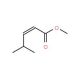 Methyl 4-methyl-2-pentenoate (CAS 50652-78-3) - chemical structure image