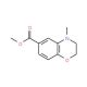 Methyl 4-methyl-3,4-dihydro-2H-1,4-benzoxazine-6-carboxylate - chemical structure image
