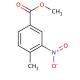 Methyl 4-methyl-3-nitrobenzoate (CAS 7356-11-8) - chemical structure image
