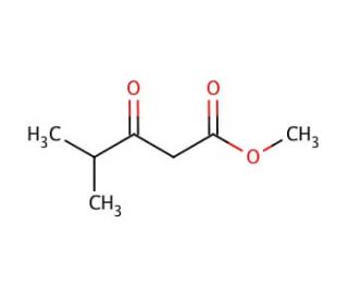Methyl 4-methyl-3-oxovalerate (CAS 42558-54-3) - chemical structure image