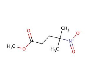 Methyl 4-methyl-4-nitropentanoate (CAS 16507-02-1) - chemical structure image