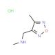 Methyl-(4-methyl-furazan-3-ylmethyl)-amine hydrochloride - chemical structure image