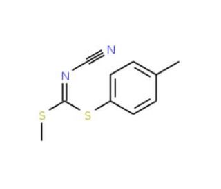 Methyl (4-methylphenyl)cyanocarbonimidodithioate (CAS 152381-94-7) - chemical structure image