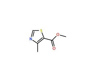 Methyl 4-methylthiazole-5-carboxylate (CAS 81569-44-0) - chemical structure image